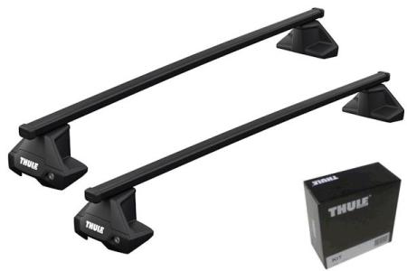 Thule Dachträger Set Evo Clamp mit SquareBar und Montagekit 7105 7124 5432